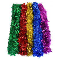 Colored birthday decoration festival June 1 Festival ribbon decoration Christmas party wedding decoration hanging lace pull