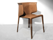 Designer Anastasia Chair Creative Features Dining Chair Modern Nordic Windglass Steel Hard Chair