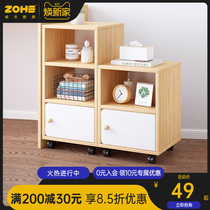 Bookcase floor shelve Easy desk Lower containing lockers Home Small mobile Bedroom multilayer cabinets