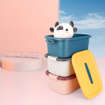 Thickened storage box plastic household clothes quilt finishing box toy storage box sub-large storage box