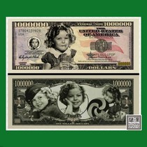 Forever Child Star Xiulan-Dumbos 1 million US Ornamental Coin Test Banknote Celebration Gift full