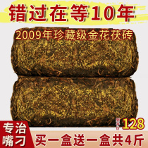 Anhua black tea Hunan flagship store super authentic official Jinhua Fu brick brick tea Anhua tea Baicao