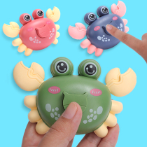One-year-old baby 2-year-old puzzle-climbing baby finger baby pressing car crab small toy Child gripping training