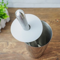 Splash-proof stainless steel cup lemon hammer with lid fruit juice pressure mixer milk tea shop supplies set mash Snow Cup