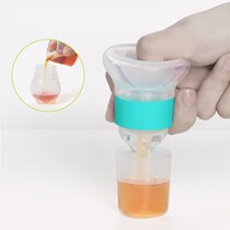 Baby baby medicine feeder newborn baby silicone nipple anti-choking dropper type medicine drink water feeding artifact