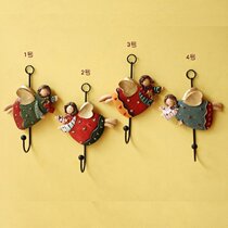 American country retro nostalgic resin European decorative hook pendant fat angel clothing store hat hook creative