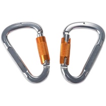 Air yoga hammock satin dance vitality with accessories pear-shaped D-shaped automatic main lock aviation aluminum climbing rock climbing buckle