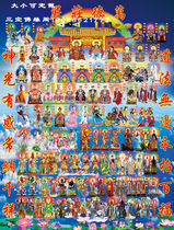Sanbao Foyuan Pavilion Taoist hanging painting (the new version of the high-definition top fairy full fairy picture full god picture) can be customized to the hall list