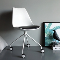 Very simple backrest staff computer chair Nordic creative leisure boss chair study sedentary office homestay swivel chair