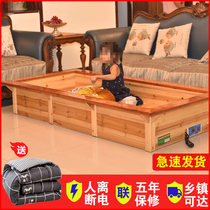 Solid Wood Warmer Home Energy Saving Roaster Toaster Oven Winter Foot Warmer Toaster Oven Electric Fire Tank Electric Fire Basin