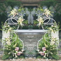 Wedding props silk flower simulation lollipop doughnut road guide hotel wedding arrangement welcome area decoration decoration