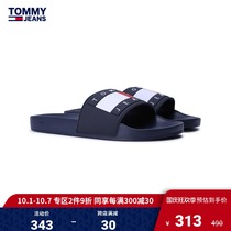 Tommy 21 new spring and summer mens shoes casual commuter letters flag classic casual sandals 00689