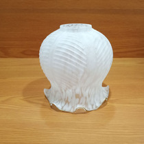 Lighting accessories Glass lampshade ideas flowers European living room Dining room Chandelier Ceiling lamp Glass frosted shell cover