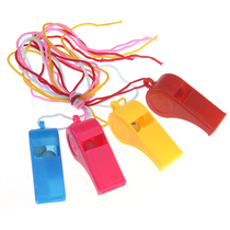 Plastic whistle childrens toys gifts cheering whistle referee whistle fans lanyard sports whistle