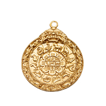 Ga Zhenche Tibetan Buddhist supplies brass nine palace gossip brand hanging waist twelve zodiac pendant Five Elements Feng Shui brand