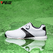 Golf ball mens shoes fashion waterproof shoes 2021 fashion new anti-skid nail rotating shoelace trendy shoes