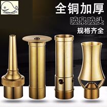  Fountain sprinkler Full set of water features Universal mushroom Yongquan cedar flower column fan-shaped music view sprinkler head equipment pool