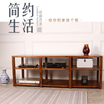 Huisheng cabinet New solid wood power amplifier shelf Audio rack professional equipment cabinet speaker equipment cabinet bracket