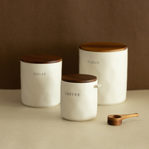 Modern housewife sealed cans household food grade grains storage cans moisture-proof ceramic storage cans storage cans