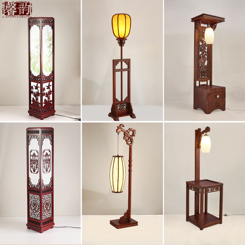 420 77 New Chinese Floor Lamp Bedroom Bedside Solid Woodwork Antique Vertical Study Retro Living Room Bronze From Best Taobao Agent International Ecommerce Newbecca Chinese Floor Lamp Bedroom Bedside