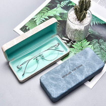 Glasses case Mens portable anti-pressure advanced sense ins Japanese womens lightweight eye storage box Sun sunglasses box