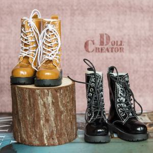 [In D. C] BJDshoes leather shoes boots Mad Cool lacing basic Causal 1/4 M SD 1/4 Doll #007 bhiner bjd fashion
