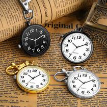 Small wall clock mini exam table civil service exam special mute test meter portable chronograph pocket watch clock
