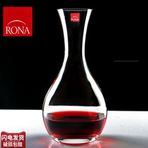 Czech RONA imported crystal glass red wine glass quick decanter wine dispenser wine jug pourer bottle