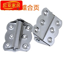 Stainless steel butterfly hinge screen door automatic closing door closer spring hinge plane sand door window reset rebound