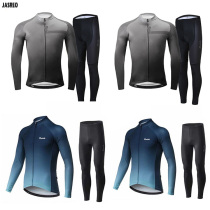 Spring and summer cycling clothing long-sleeved suit mens and womens mountain road cycling team version can be customized with larger size pants