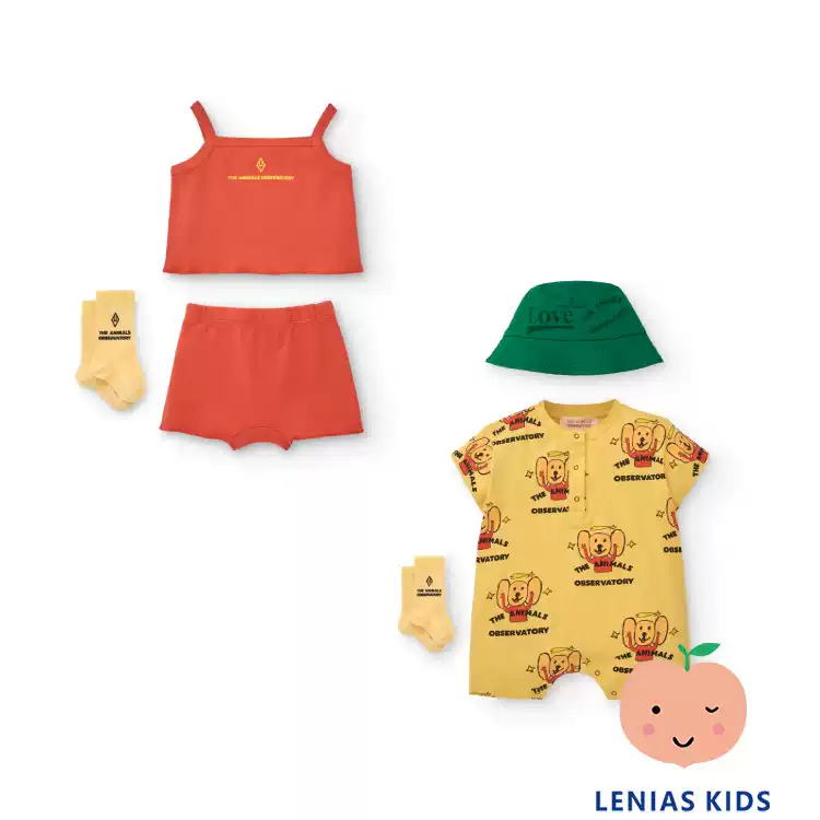 Lenias LN家 西班牙 TAO25SS 春夏 baby款 可爱卡通套装