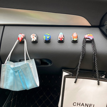 Car adhesive hook interior seat front and rear row multi-function car stickers car creative interior decoration supplies