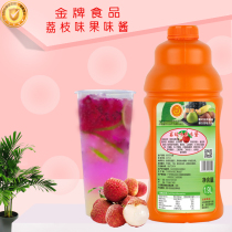 Hui Lai gold medal lychee juice fruity sauce 6 times concentrated juice concentrated milk tea shop special raw materials