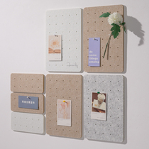 Photo Wall Free Punch Ins Wind Room Decoration Wall Photos Hanging Wall Self-Adhesive Background Board Photo Wall Dongle Board