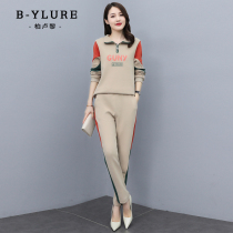 BYLURE Pure Cotton Sportswear Suit Women 2022 Spring New Fashion Womens Clothing Casual Loose Clothing Two Sets