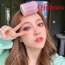 (6 pieces) Hair curls do not hurt hair bangs curls inside buckle big waves Magic self-adhesive curling plastic curling rods