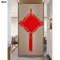China knot high-end special year goods large red suede cloth pendant into the family Xuan Guanfu character pendant bifacial upscale new