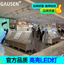 aojo new luxury light luxury industrial style boutique glasses shop Nakajima display counter cashier wall showcase