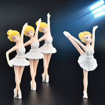 European-style ballet little girl birthday festival Wedding gift Baking cake dress up decoration plug-in decoration supplies