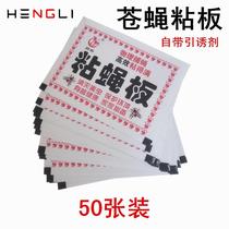 Flies paste flypaper stick flies catch mosquitoes off cang ying yao gum fly cardboard fly home 50