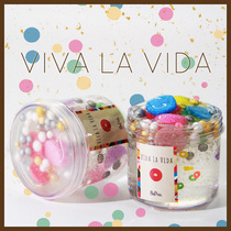 VIVA LA VIDA color foam filler slime foam Foam glue children decompression toy poke mud