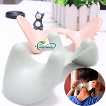 Portable neck and shoulder cervical vertebra massager acupressure head and neck relief fatigue health massage pillow manual