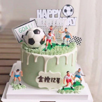 Cake decoration plug-in Football basketball sports sneakers theme decoration plug-in boy boys cake decoration