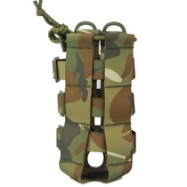 Tactical EDC camouflage water bottle cover size adjustable water cup bag Outdoor universal cup protective cover tactical waist hanging bag