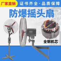 Explosion-proof shaking head fan FB BTS-500 floor-standing 600 Wall 750 industrial electric fan 220V Horn fan 380V