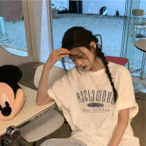 Ottles outlets2022 new trend easy design sense loose round collar short sleeve t-shirt woman ZX8027