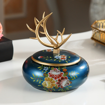 Nordic Creative Deer Corner Ceramic Ashtrays Home Living Room Tea Table Office Personality Trend Decoration Gift Hem