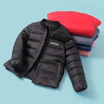 Childrens down clothes liner light slim fit boy girls CUHK childrens baby boy jacket tide 100 hitch fitted new