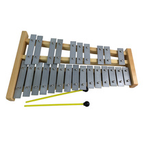 Orff musical instrument 25-tone professional Aluminum piano childrens Carlon teaching with sound strips for childrens educational aids