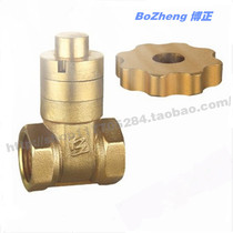 Bozheng copper water meter front encryption gate valve Magnetic induction meter front valve with lock anti-theft tap water special valve
